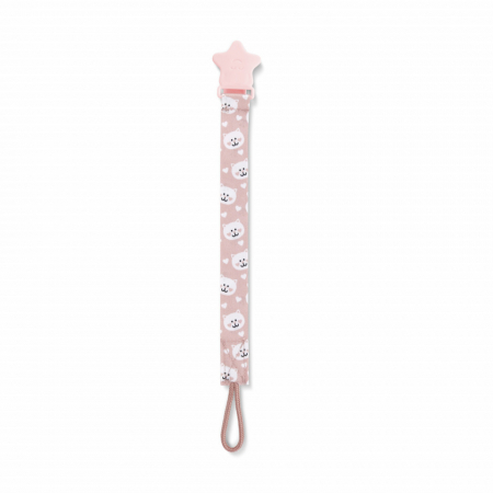 Lantisor pentru suzeta din material textil BabyJem Bear (Culoare: Multicolor) [7]