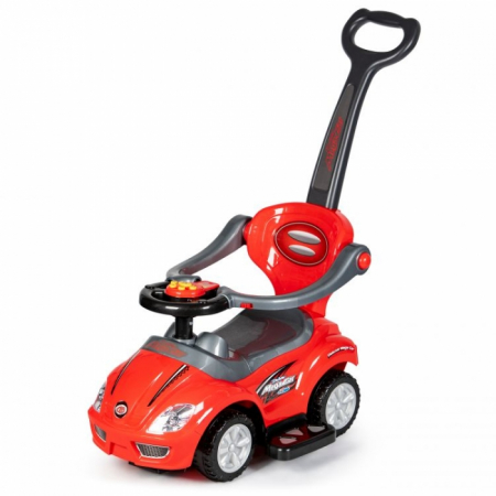 Masinute de impins - Masinuta de impins 3 in 1 Ecotoys 382 - Rosu