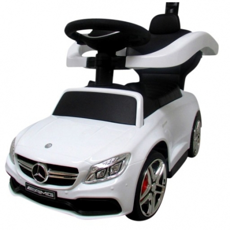 Masinute de impins - Masinuta de impins Mercedes C63 AMG R-Sport - Alb
