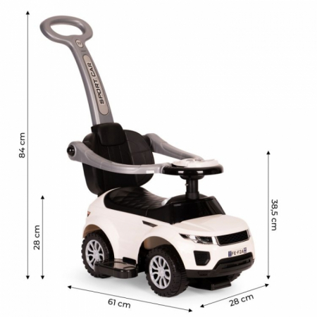 Masinuta de impins Range Rover 614W - Alb [7]