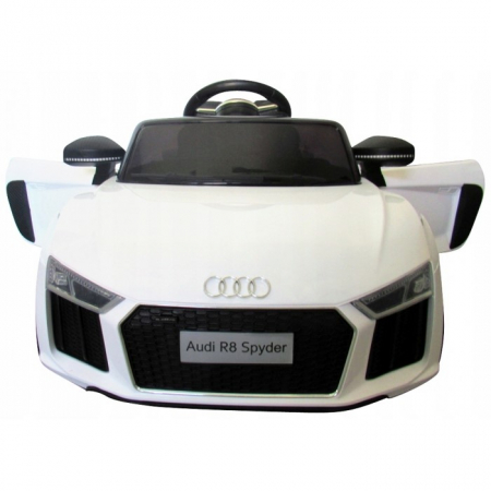 Masinuta electrica cu telecomanda Audi R8 R-Sport - Alb [3]