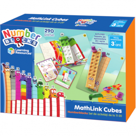 Jucarii educative - MathLink Numberblocks - Matematica distractiva de la 11 la 20