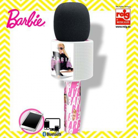 Jucarii Copii & Bebe - Microfon cu conexiune bluetooth Barbie
