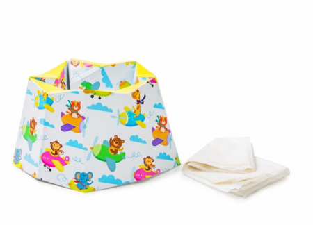 Ingrijire si igiena copii & bebelusi - Olita pliabila/portabila pentru calatorie BabyJem Carton Travel Potty
