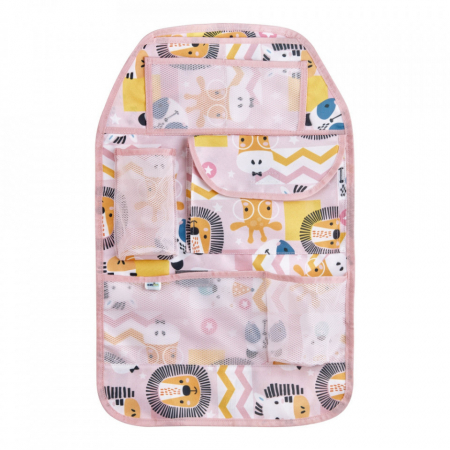 Organizator BabyJem pentru scaun auto Jungle (Culoare: Roz) [1]