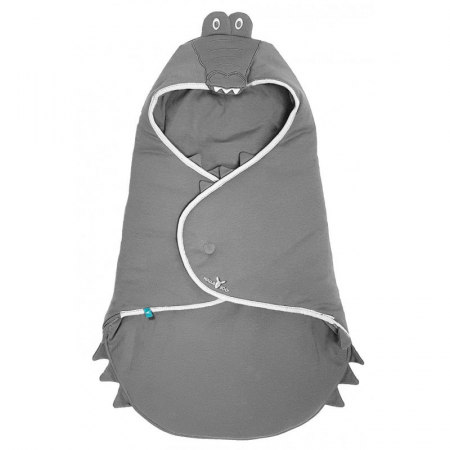 Paturici - Paturica coco fun Crocodile grey Wallaboo