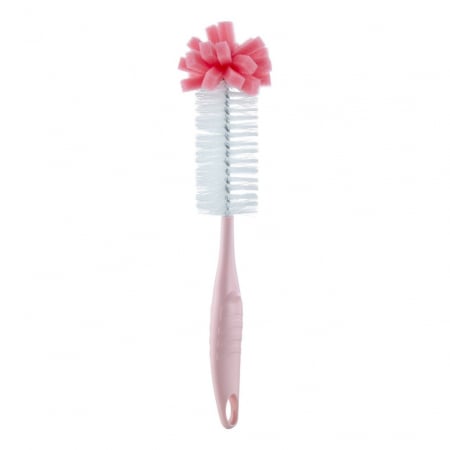 Suzete, biberoane si accesorii - Perie de curatat biberoane BabyJem (Culoare: Roz)