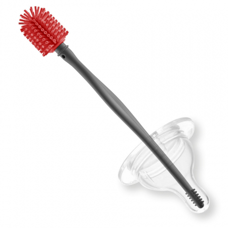 Suzete, biberoane si accesorii - Perie pentru biberon si tetina BabyJem (Culoare: Ecru)