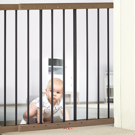 Poarta de siguranta extensibila din lemn de fag BabyJem [1]
