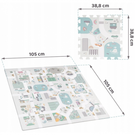 Salteluta de joaca interactiva 105 x 105 cm Nukido Town 738000 [8]