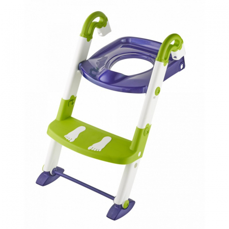 Scara cu reductor WC si olita White Perl blue Kidskit Rotho-babydesign [1]