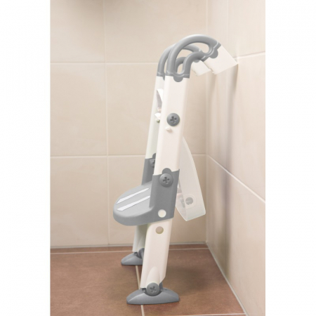 Scara cu reductor WC si olita White silver grey Kidskit rotho-babydesign [7]