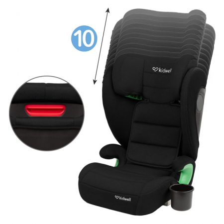 Scaun auto cu Isofix 15-36 Kg Kidwell Weston - Black [9]