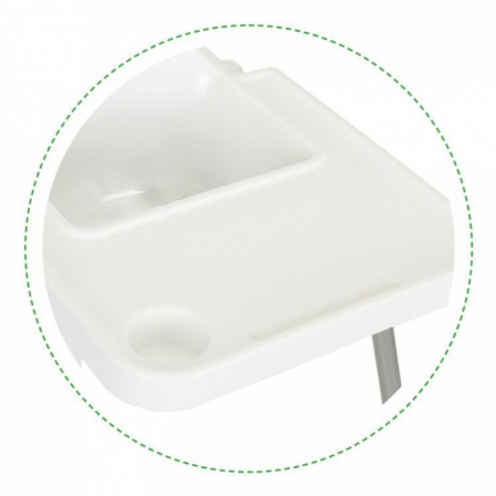 Scaun de masa 2 in 1 pentru copii Ecotoys HA-007 - Alb [7]