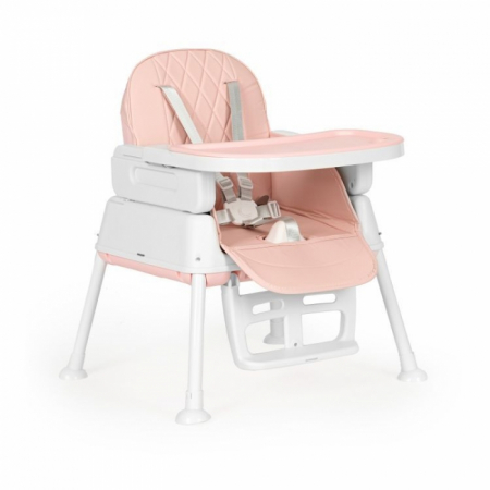 Scaun de masa 3 in 1 pentru copii Ecotoys HA-009 - Roz [4]