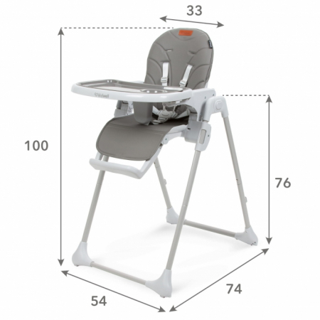 Scaun de masa multifunctional Kidwell BENO - Gray [9]