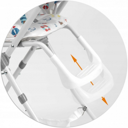 Scaun de masa Ricokids Eldo - Alb - Albastru [3]