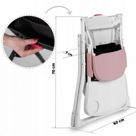 Scaun de masa Ricokids Nuco - Roz [3]