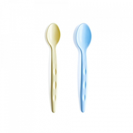 La masa - Set 2 lingurite pentru copii BabyJem (Culoare: Verde)