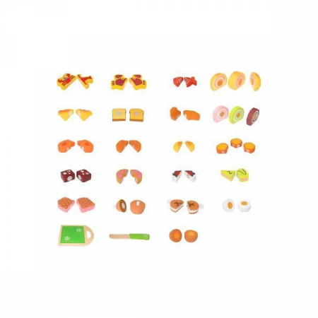Set alimente din lemn Ecotoys 23 buc [2]