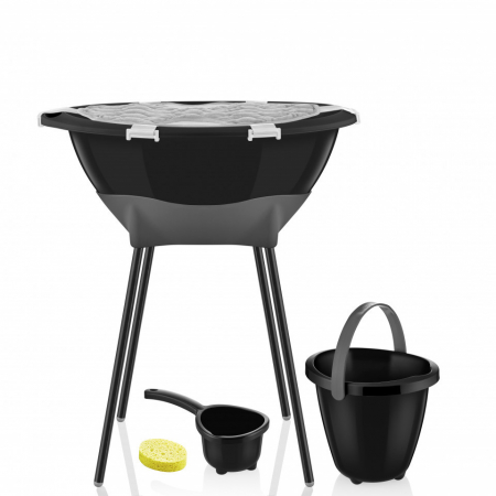 Cadite de baie & accesorii - Set cadita de baie BabyJem Elegant (Culoare: Roz)