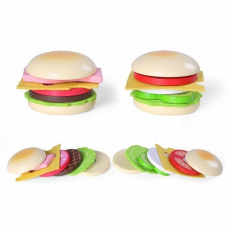 Set de 2 burgeri din lemn Ecotoys 4220 [1]