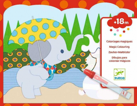 Jucarii pentru bebelusi - Set Djeco pictura cu apa, Joaca in natura