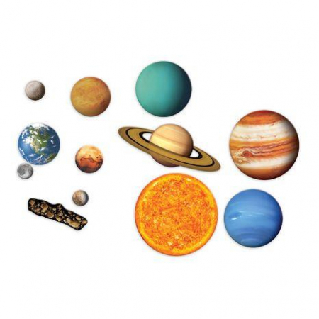 Materiale gradinita - Sistemul solar - Set magnetic educativ