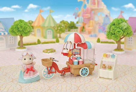 Sylvanian Families - Set Stand Tricicleta pentru Popcorn [2]