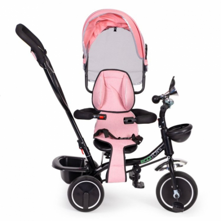 Tricicleta Cu Sezut Rotativ Ecotoys JM-066-9 - Roz [1]