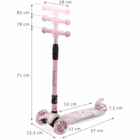 Trotineta Kidwell VENTO - Unicorn [9]