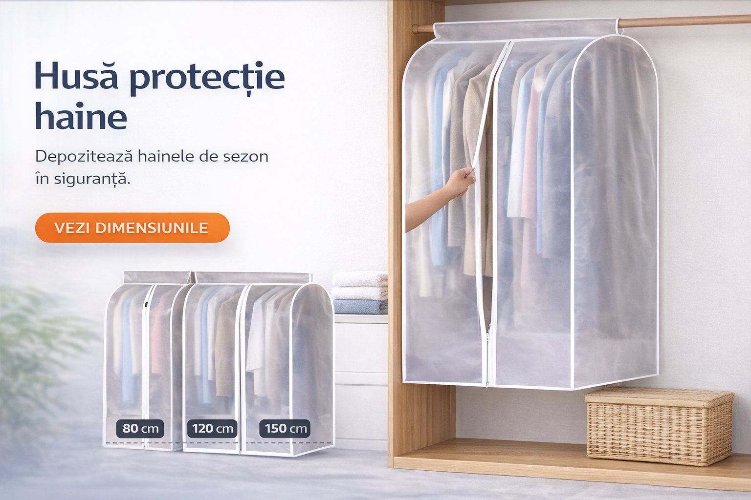 Banner Husa protectie haine