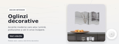 Banner oglinzi decorative desktop