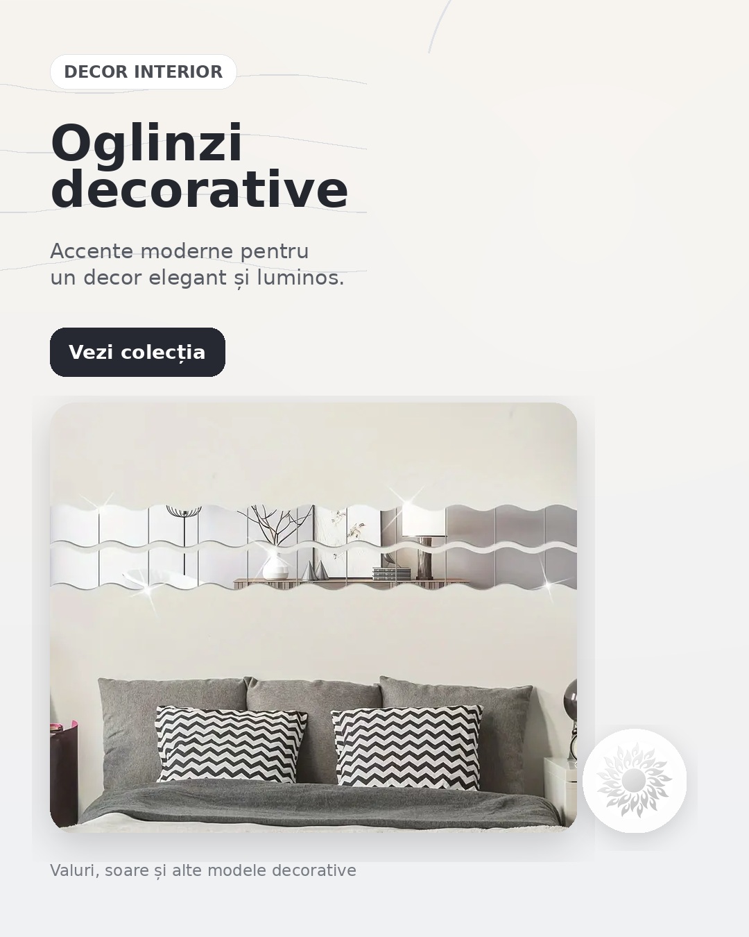 benner oglinzi decoratibe mobil