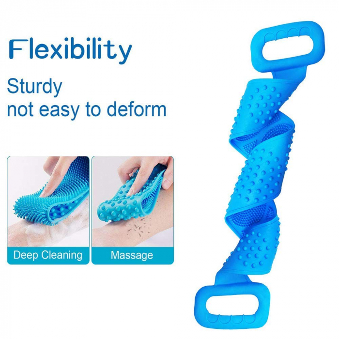 Burete Exfoliant din Silicon pentru Duș – Curățare Profundă Piele [4]
