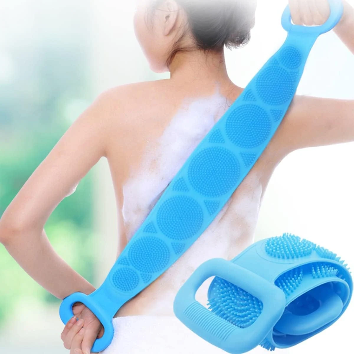 Burete Exfoliant din Silicon pentru Duș – Curățare Profundă Piele [12]