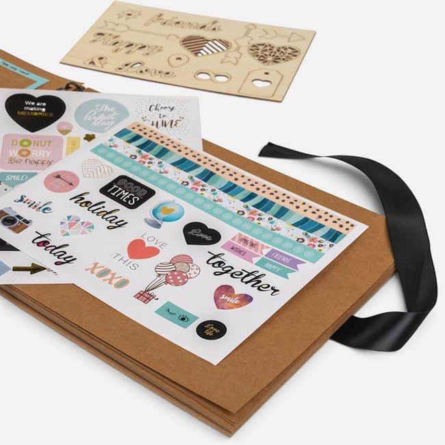 Album Scrapbook Make Memories cu Folie Aurie, 31,5x21 cm [2]