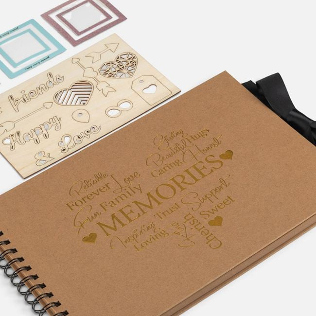 Album Scrapbook Make Memories cu Folie Aurie, 31,5x21 cm [3]