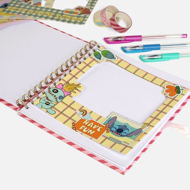 Album Scrapbook Stitch 20 x 20 cm cu Accesorii Creative [2]