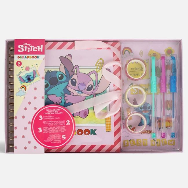 Album Scrapbook Stitch 20 x 20 cm cu Accesorii Creative [3]