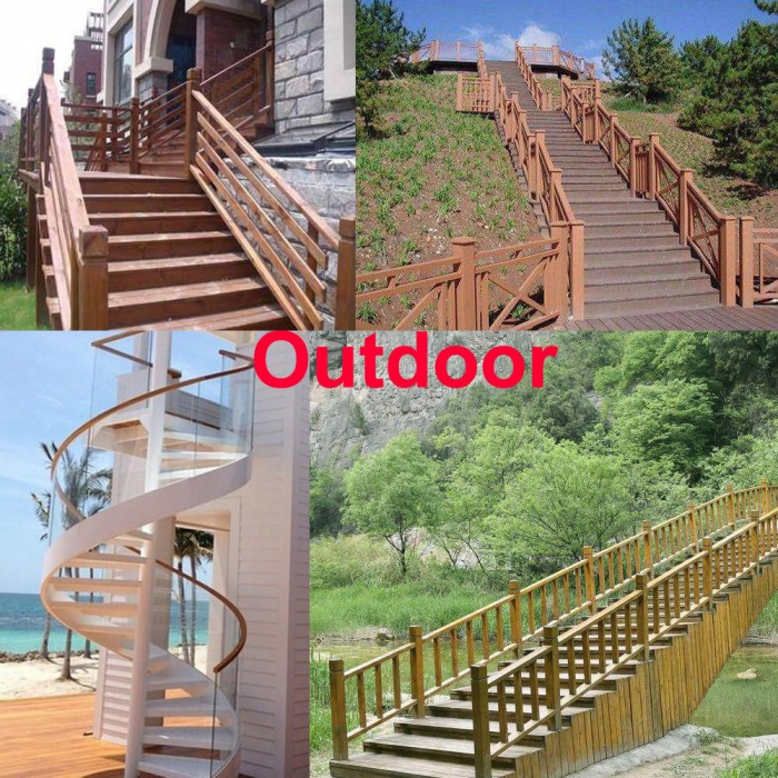 Banda Adeziva Antiderapanta, Alb-Rosu, pentru Scari/Trepte Interior/Exterior, Multisuprafete, Rezistenta la Apa, Lungime 5 m, Latime 5 cm, CBD CORAL BEST DEALS [1]