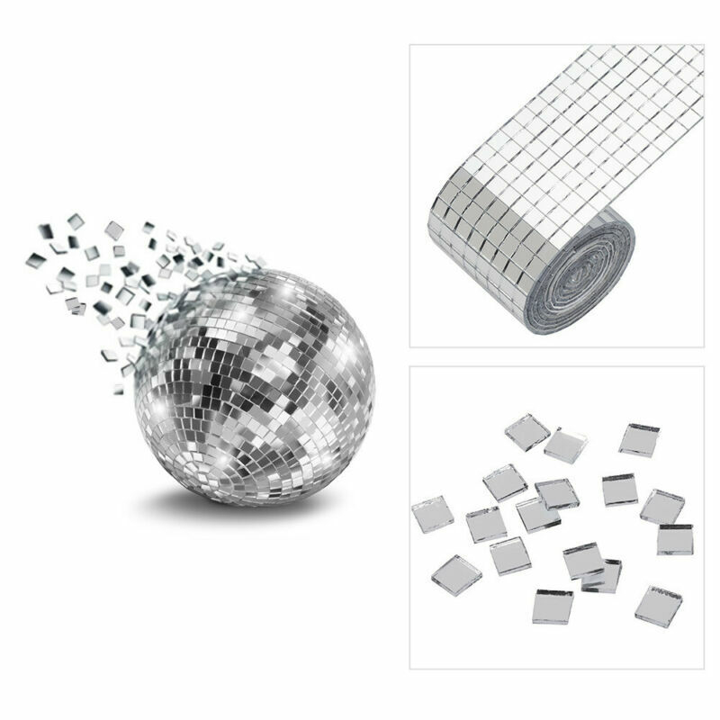 Banda Adeziva din Oglinda, Dimensiune 4 x 100 cm, pentru Home Design si Decor Obiecte, 1024 Bucati, Culoare Argintiu, CBD CORAL BEST DEALS 100 g [4]