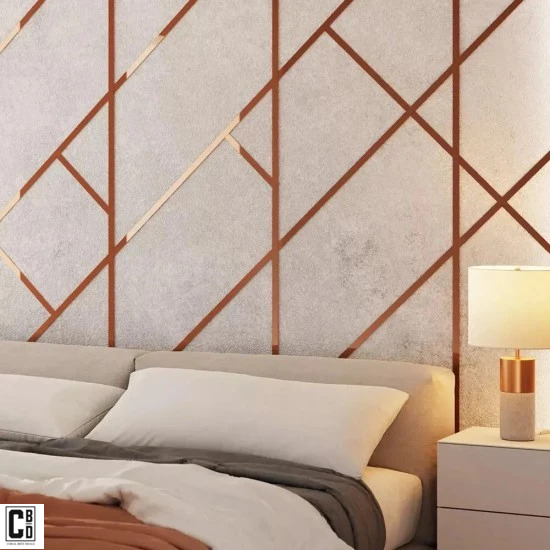 Bandă Gold lucioasă pentru mobilier și decor interior, autoadezivă, 2 cm x 5 m [18]