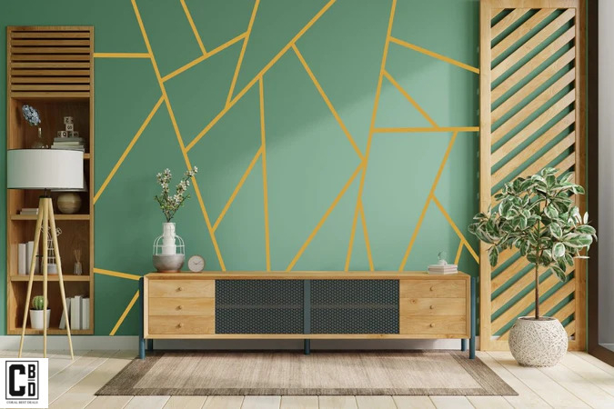Bandă Gold lucioasă pentru mobilier și decor interior, autoadezivă, 2 cm x 5 m [6]