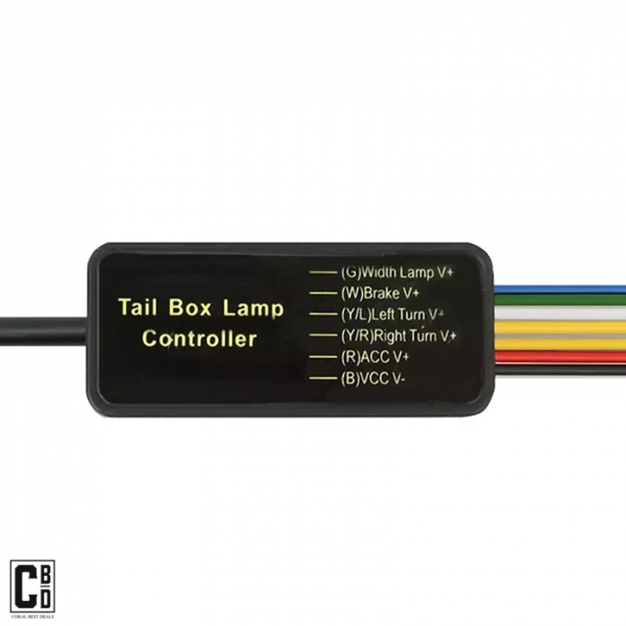 Banda LED Auto Activa 5 in 1 pentru Portbagaj: Semnalizare Dinamica, Stop, Avarie, Marsarier si Pozitie - 120 cm, CBD CORAL BEST DEALS [6]