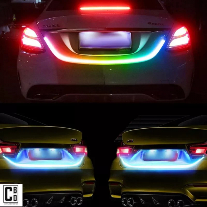 Banda LED Auto Activa 5 in 1 pentru Portbagaj: Semnalizare Dinamica, Stop, Avarie, Marsarier si Pozitie - 120 cm, CBD CORAL BEST DEALS [4]