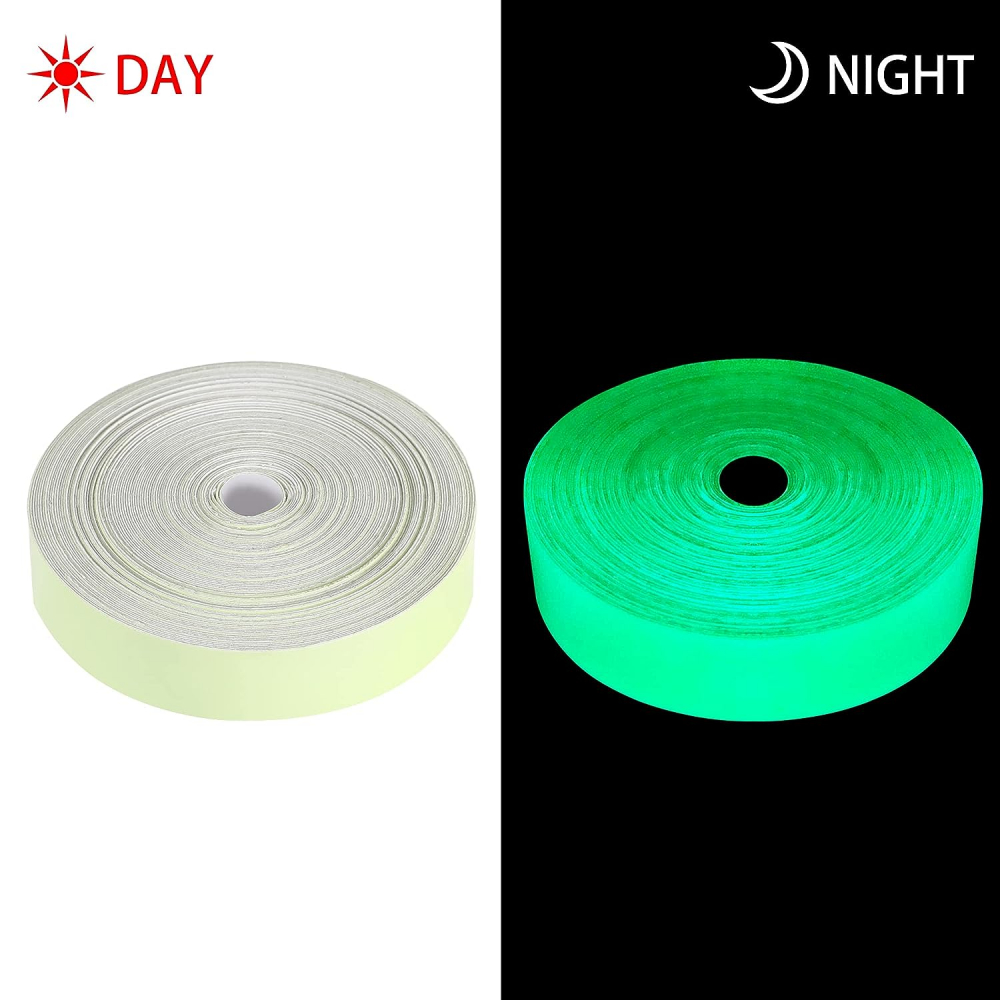 Banda luminoasa fluorescenta autoadeziva care straluceste in intuneric, pentru Decorarea Casei, Bicicletelor, Masinilor 2cm x 3m, Verde, CBD CORAL BEST DEALS 100 g [14]