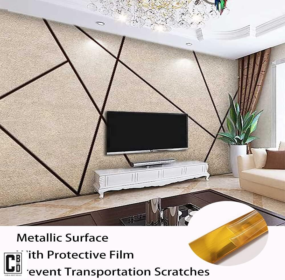 Bandă neagră pentru contur decorativ, autoadezivă, efect oglindă, 2 cm x 5 m [13]
