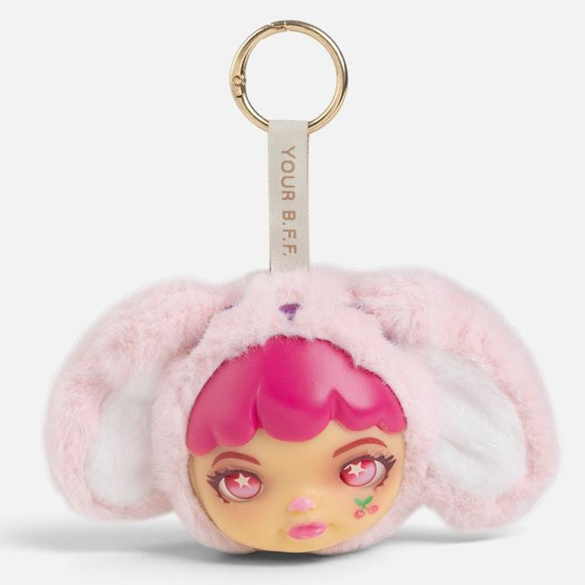 Breloc Charm Mini din Pluș Roz, 10 cm [2]