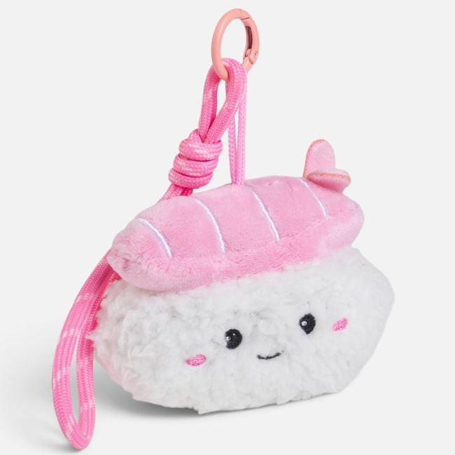 Breloc Charm Sushi din Pluș Roz-Alb, 10 cm [3]